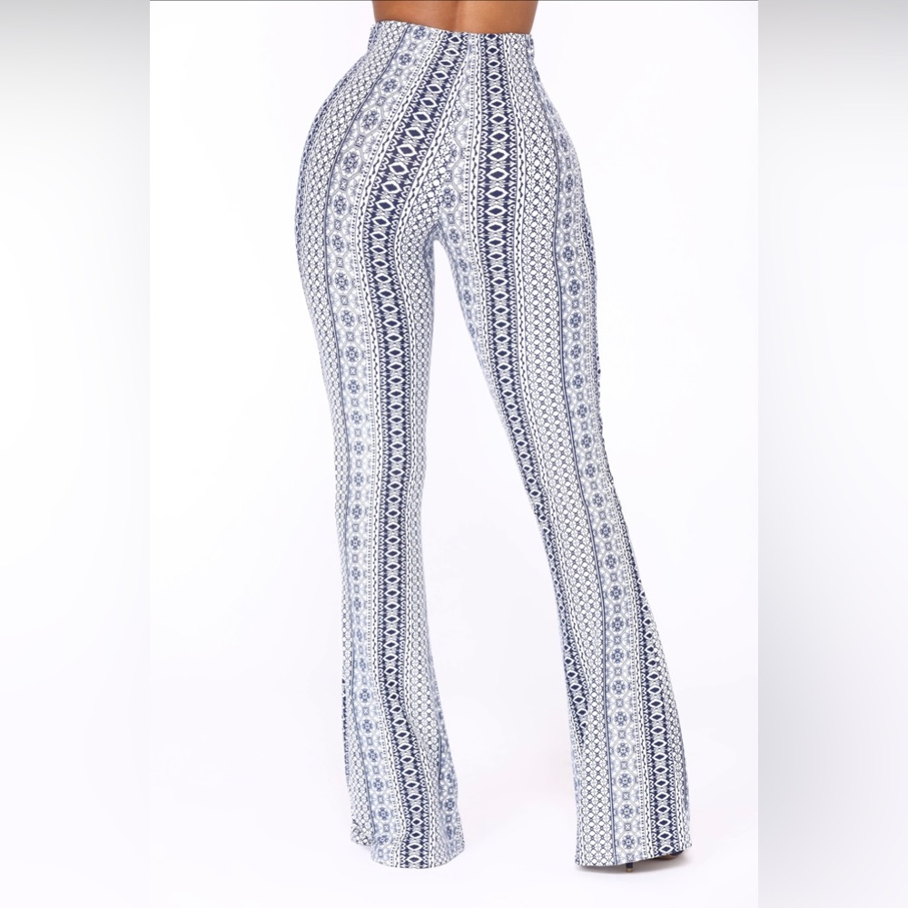 High Rise Printed Pants - Picture 4 of 4
